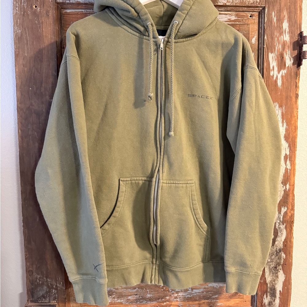 SpaceX Olive Hoodie for Women